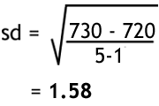 standard deviation example 1